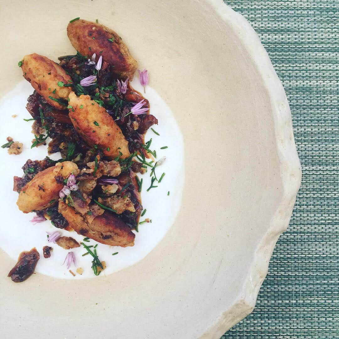 Starter pulled lamb broth